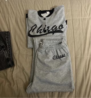 Tuta ragazzo Chicago grigia