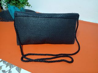 Bolso hombro vintage decorado tipo malla metálica