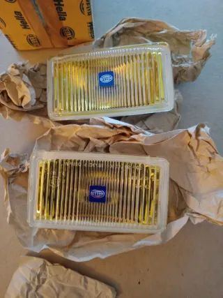 Faros Antiniebla Hella Amarillos
