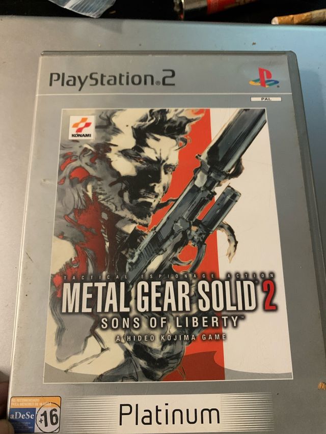 Metal Gear Solid 2 PS2 Platino