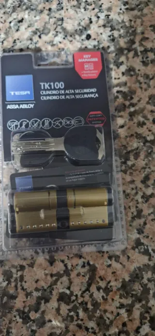 Bombín Tesa TK100 Alta Seguridad de 30 x 30