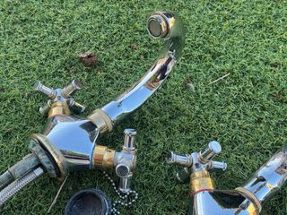 Grifos cromo dorado oro