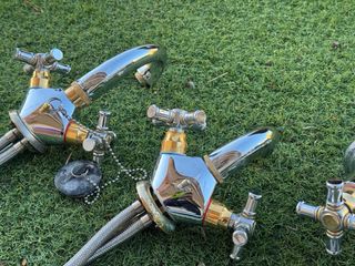 Grifos cromo dorado oro