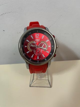 Reloj esfera con logo Nike Rojo
