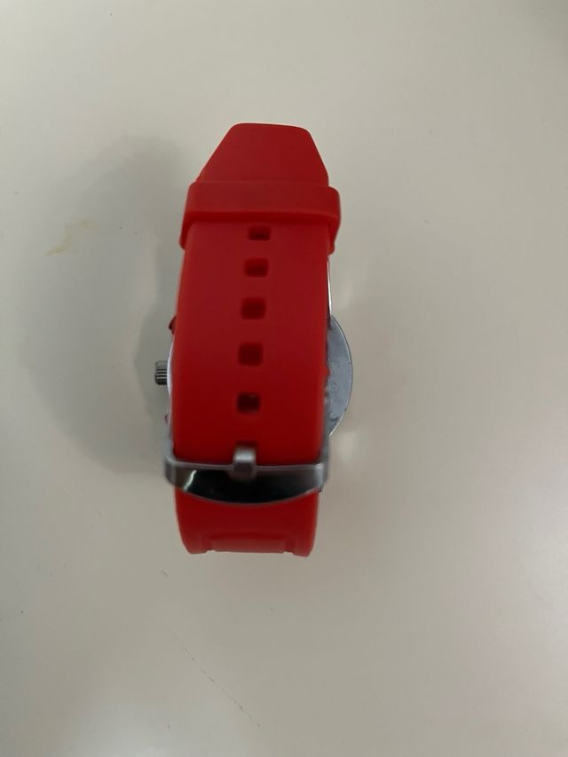 Reloj esfera con logo Nike Rojo