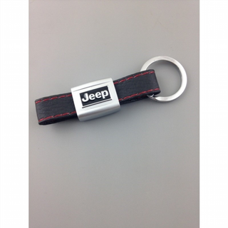 Llavero de cuero con logo jeep Perfecto para rega