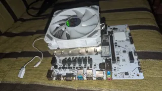 Combo amd  B450M Ryzen 5600 RAM 32 GB 3200 SSD 128