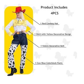 Disfraz Jessie Vaquera Sombrero Toy Story Talla S