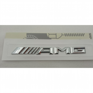 Emblema logo trasero Mercedes AMG cromado
