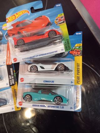 Lote 6 Coches Hot Wheels
