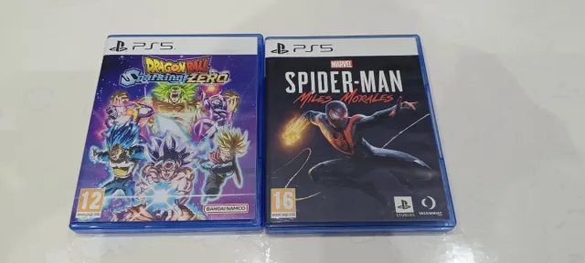 Juegos PS5 Dragon Ball Sparking Zero y Spiderman