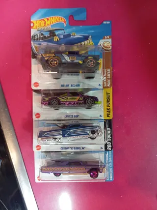 Hot Wheels 4 autos: Big-Air Bel-Air, Limited Grip,