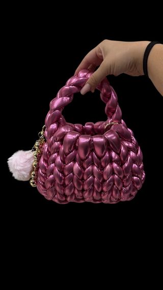 Borsa fatta a mano chunky bag marshmallow bag