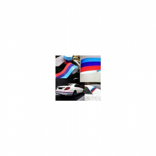 VINILO BANDA BMW M TRICOLOR 1,5m x 15cm