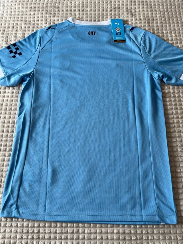 Camisola Manchester City Puma Azul e Branco