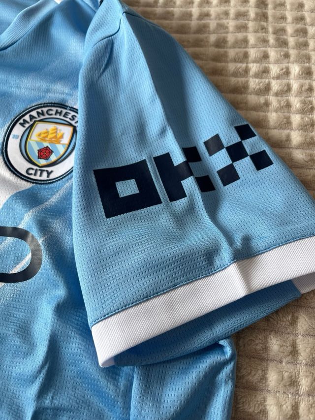 Camisola Manchester City Puma Azul e Branco