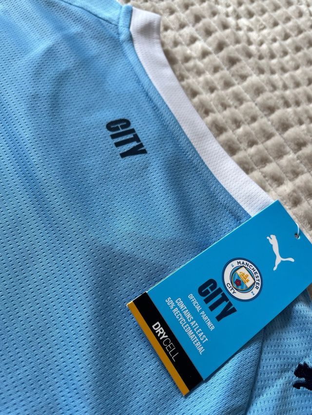 Camisola Manchester City Puma Azul e Branco