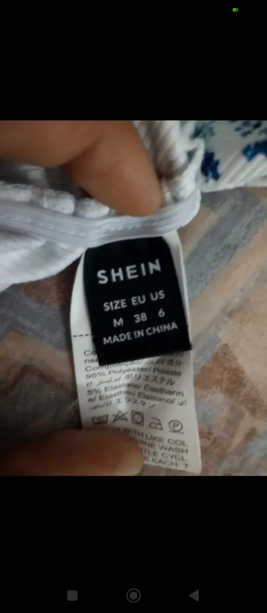 Vestido Verano Flores Shein Talla Única