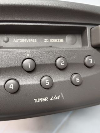 Radio cassette coche extraíble Renault 22dc259/62P
