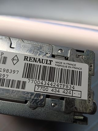 Radio cassette coche extraíble Renault 22dc259/62P