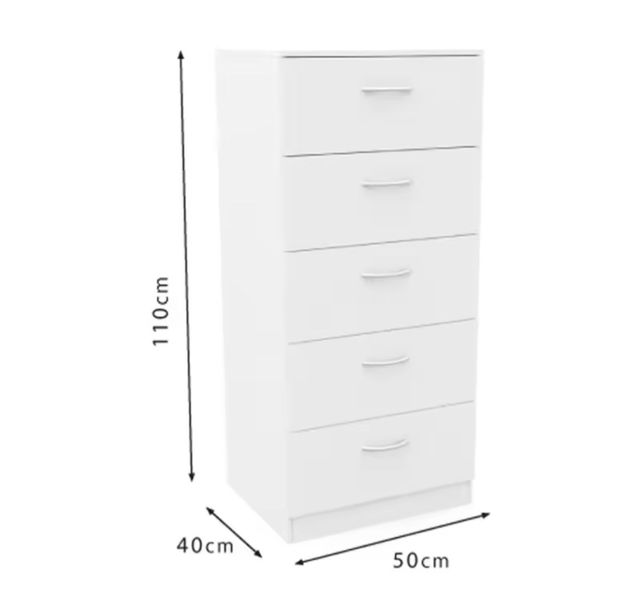 Sinfonier 5 cajones madera