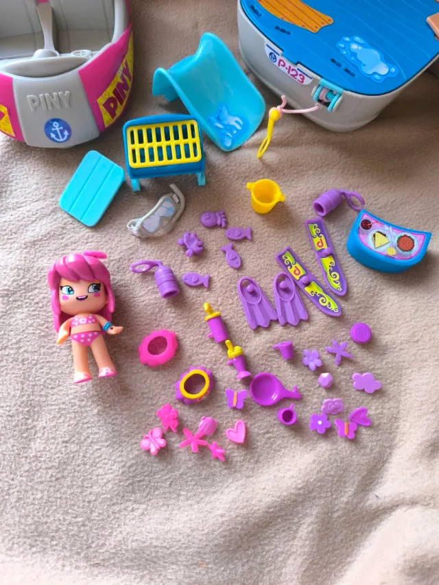 Pinypon Yate + Lancha + MICHELLE + Accesorios