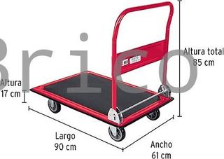 Carretilla Plegable Con Plataforma - 300 Kg - Truper