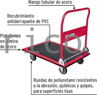 Carretilla Plegable Con Plataforma - 300 Kg - Truper