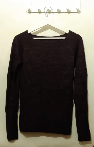 Jersey jaspeado morado y negro  Inside