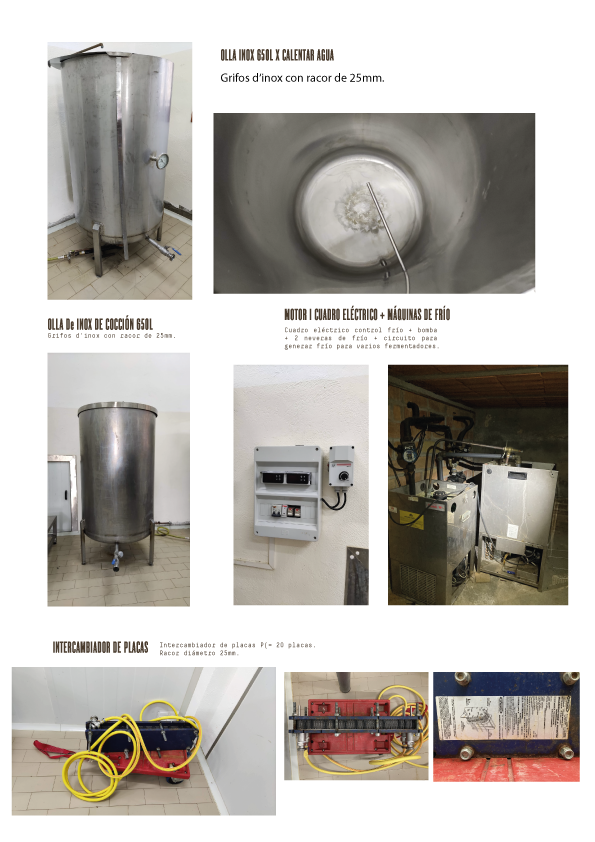 Microcervecería Completa 650L - Lista para Produci