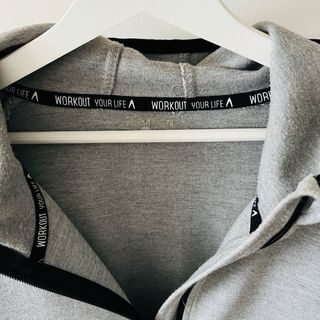 Sudadera Decathlon Gris con Cremallera