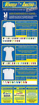 CAMISETA IMPERDIBLE-TALLA S M L XL XXL XXXL SIZE nueva