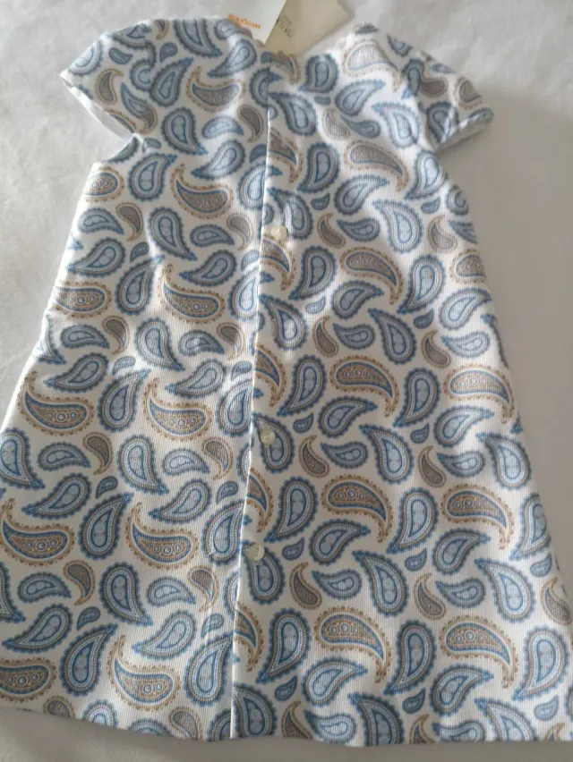 Vestido niña estampado paisley