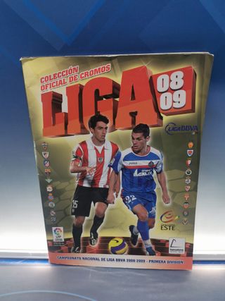 ÁLBUM de cromos, DE FUTBOL, LIGA ESTA 2008 2009, incompleto. 08-09