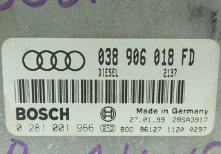 Centralita audi 1928766 0281001966 a4 berlina (b5)