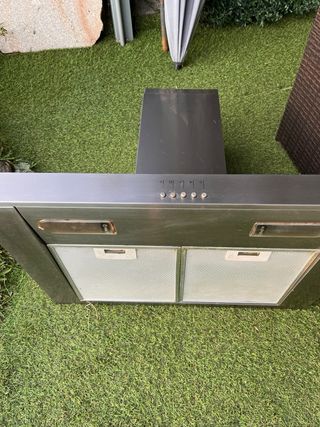 Campana Extractora Decorativa Inox Ariston