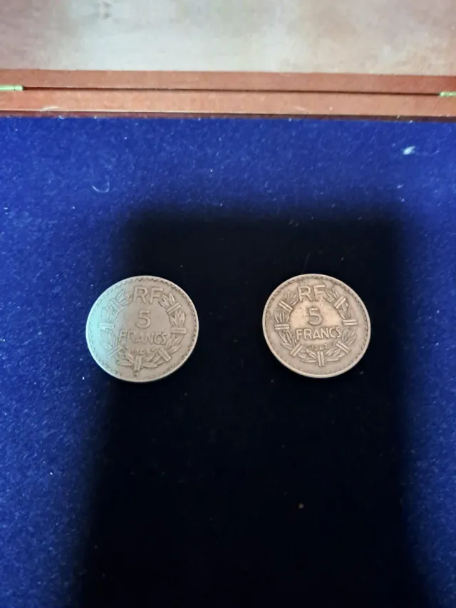Monedas 5 Francos Francia 1947-1949