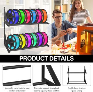 Mocoli Estante de Filamentos Impresora 3D 2 Capas