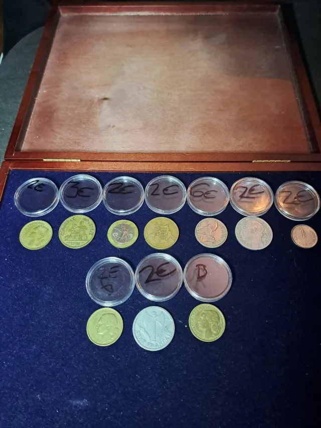 Lote monedas Francia