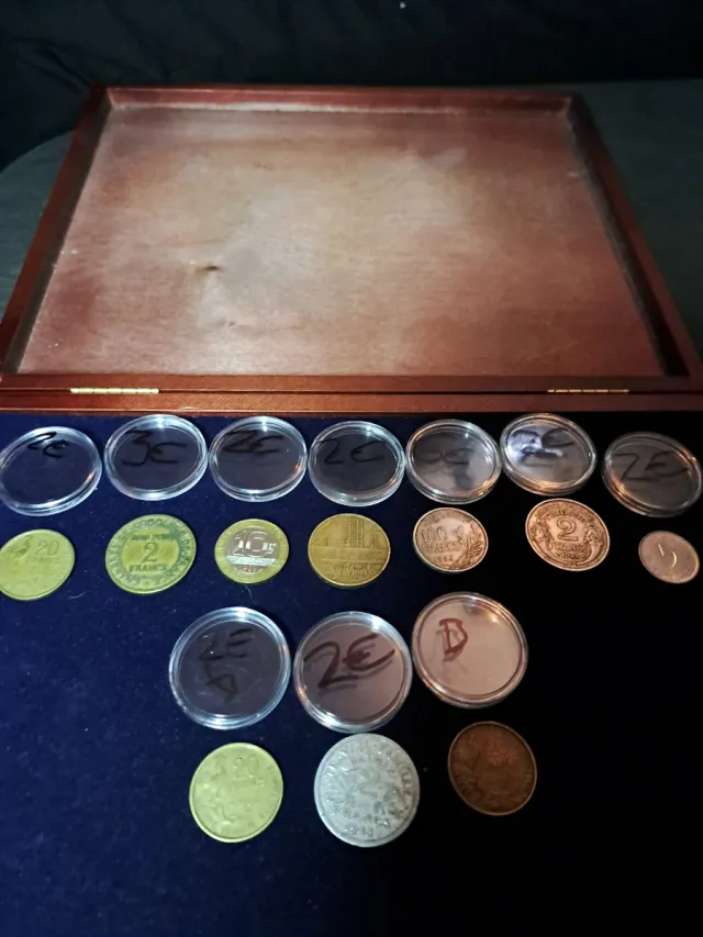 Lote monedas Francia