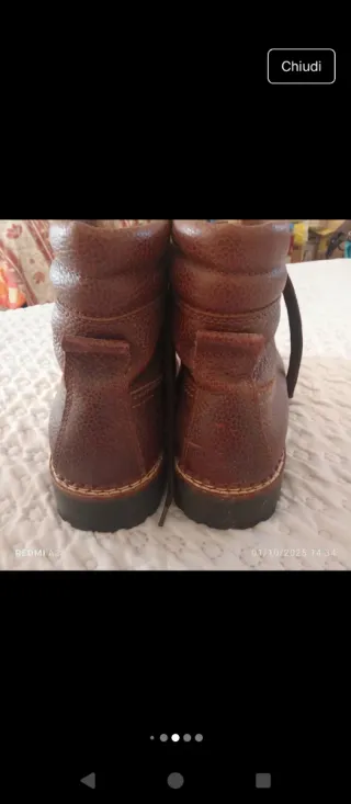 Scarponi invernali foderati in pelliccia n.41