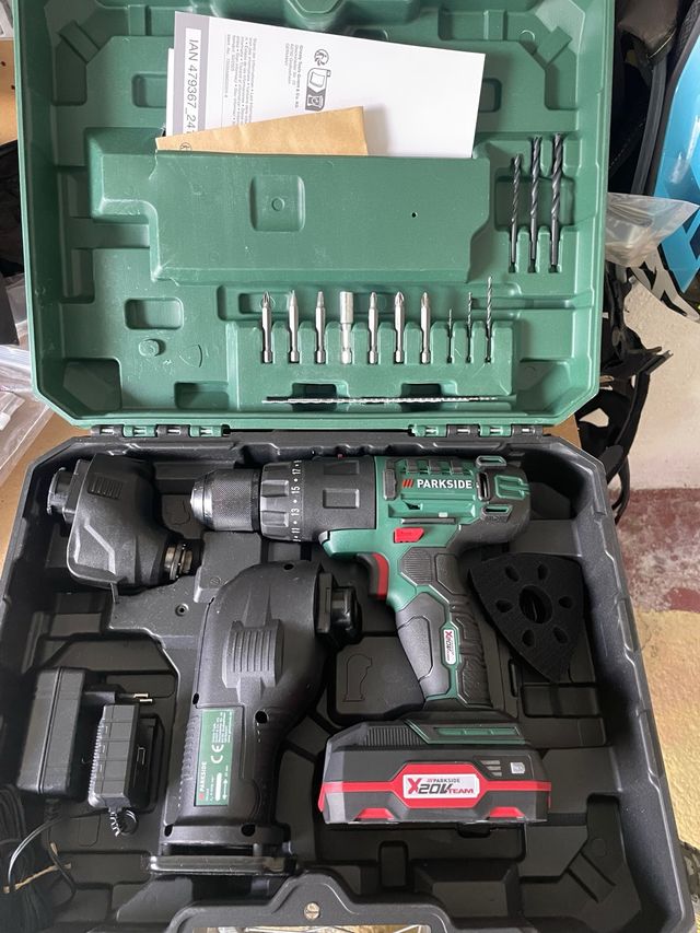 Multiherramienta Parkside con accesorios