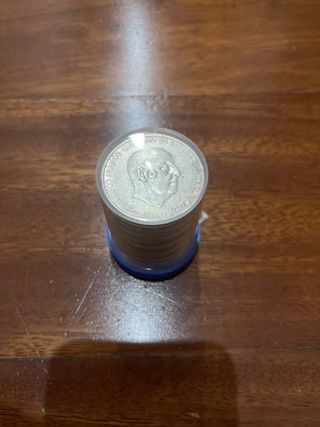 VEINTE MONEDAS 100 PESETAS PLATA FRANCO 1966