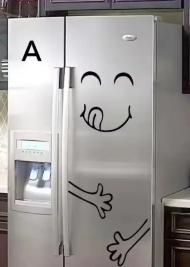 Pegatina divertida para frigorífico