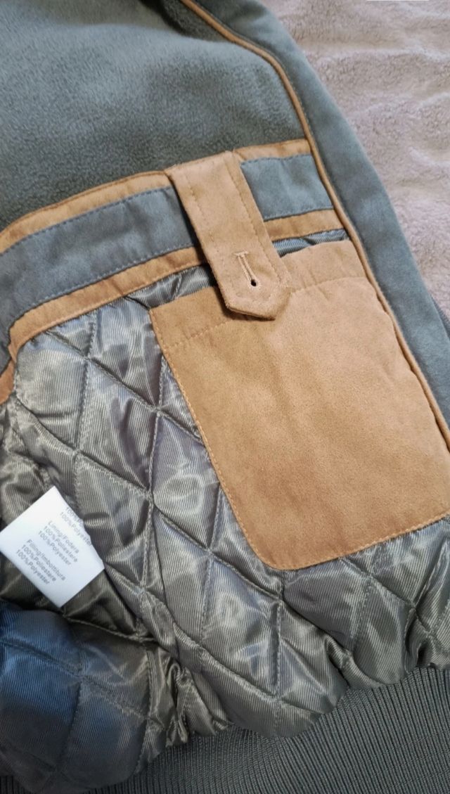 Giacca uomo scamosciata stile Aviazione L