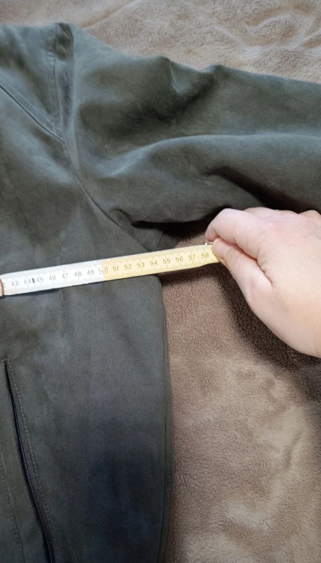 Giacca uomo scamosciata stile Aviazione L