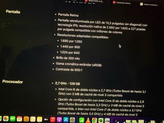MacBook Pro Retina 2015 Plata