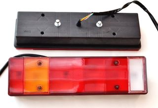 Lote de 2 faros traseros 12 V 24 V para chasis