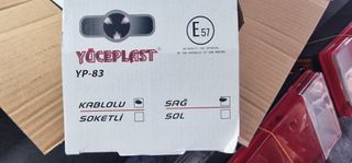 Lote de 2 faros traseros 12 V 24 V para chasis