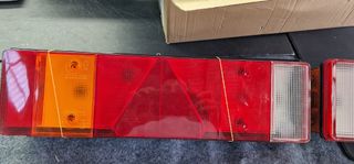 Lote de 2 faros traseros 12 V 24 V para chasis